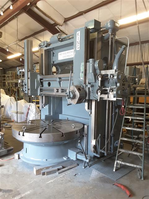 King 84" Vertical Turret Lathe, Machine ID: 6882